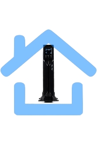 Источник бесперебойного питания ИБП Бастион RAPAN-UPS 3000 RACK+4x9Ah (2100 Вт, Line-interactive, встроенные АКБ 6 шт.x 9Ah) 8960