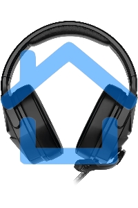 Наушники с микрофоном Acer OHW312 черный 2м мониторные USB оголовье (ZL.HDSEE.007)