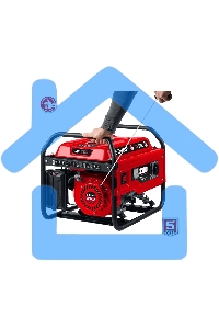 Электрогенератор бензиновый ЗУБР СБ-3300, 3.3 кВт, 72 дБ, 44 кг