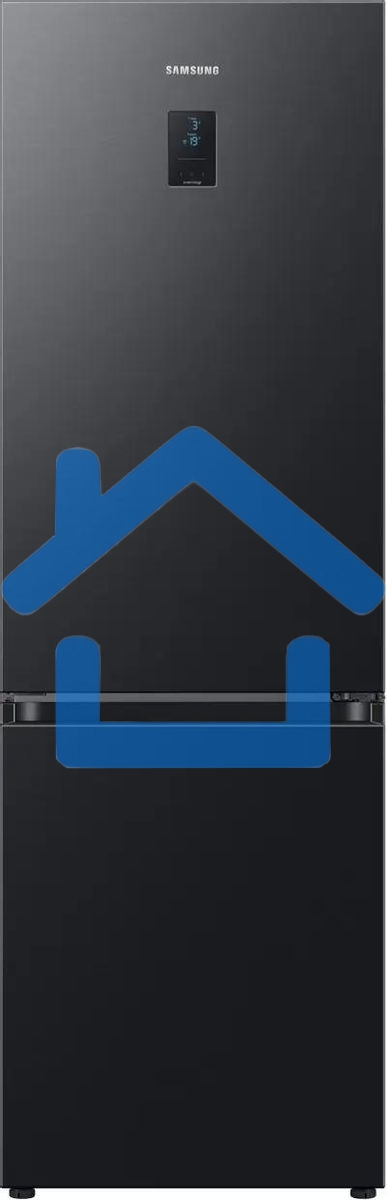 Холодильник Samsung RB34C675EBN/EF черный двухкамерный 230/114л морозилка снизу, No Frost