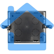 Лючок напольный EKF PROxima C-Line 8 (с приборной рамкой)