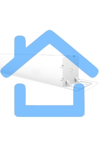 Встраиваемый экран с электроприводом Lumien Master Recessed Control 254х408 см (раб.область 224x398 см) (180