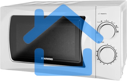 Микроволновая печь Starwind SMW3720 белый, 20 л, 700 Вт, переключатели - поворотный механизм