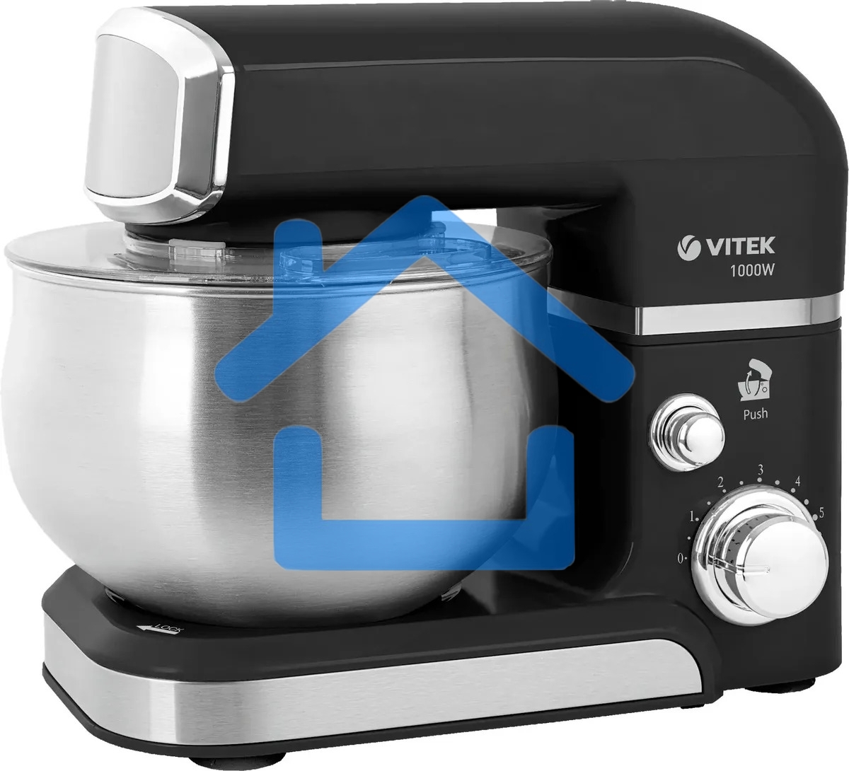 Кухонная машина Vitek Midnight VT-4116 черный/стальной
