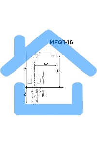 Кухонный смеситель Maunfeld MFQT-16BG бежевый