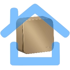 Выключатель 1-кл. ОП BLANCA (сх.1) 10А 250В изол. пласт. титан SchE BLNVA101014