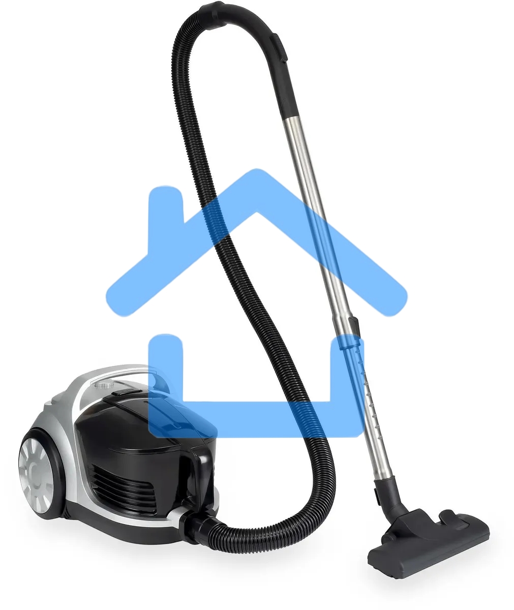 Пылесос Hyundai HYV-C2650 черный/серебристый, 380/2200 Вт, уборка сухая, пылесборник контейнер 3.5 л