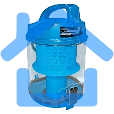 Пылесос BBK BV1506 синий, 320/2000Вт, уборка сухая, пылесборник циклон конейнер 2,5л