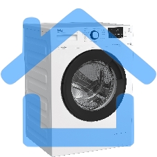 Стиральная машина Beko WSRE7612XAWI белый загрузка фронтальная 7 кг, 1200 об/мин., класс: А