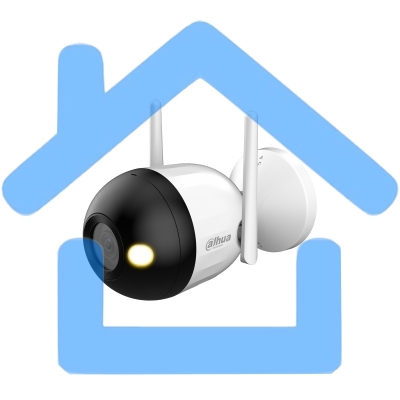 Уличная цилиндрическая IP-видеокамера с LED-подсветкой до 30м и Wi-Fi DAHUA 2Мп; 1/3” CMOS; объектив 2.8мм; чувствительность 0.005лк@F1.6; сжатие: H.265+, H.265, H.264+, H.264, MJPEG; 2 потока до 2М