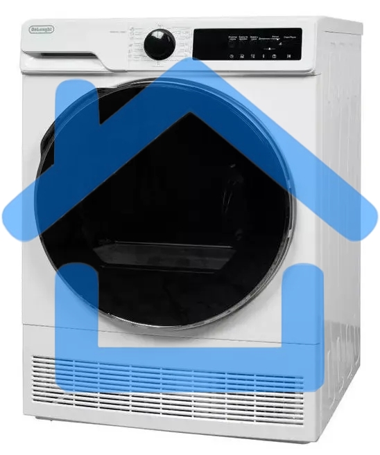 Сушильная машина DeLonghi DTD 8105 C FABIO белый, 8 кг, сушка - конденсационная, программ - 15, 59.6 x 84.5 x 56.3 см