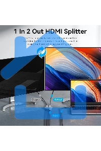 Переключатель - разветвитель Vention HDMI v2.1 двунаправленный 2x1/1x2