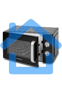 Микроволновая печь Horizont 20MW700-1478AAB черный, 20 л, 700 Вт, переключатели - поворотный механизм