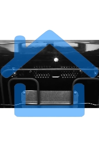 Духовой шкаф электрический Hyundai HMEO 6780 DX черное стекло/серебристый