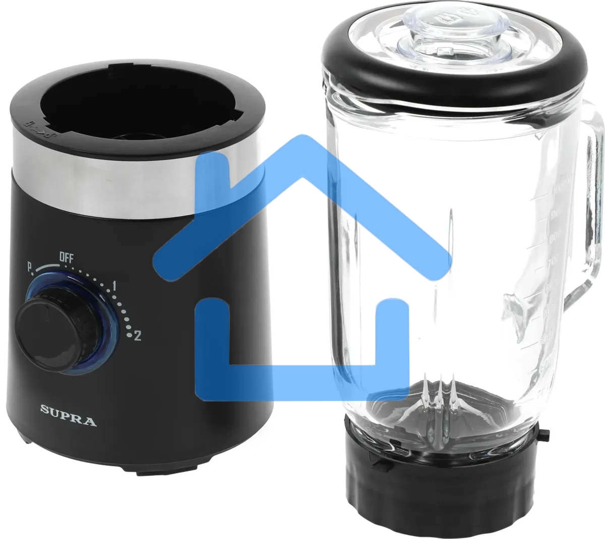 Блендер стационарный SUPRA BLS-551 550Вт черный