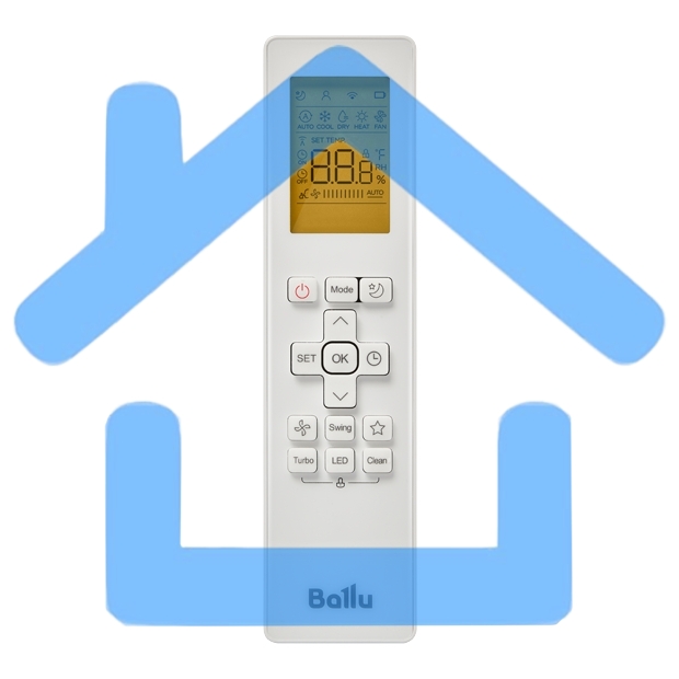 Блок внутренний сплит-системы Ballu BSO/in-09HN8_22Y 9000 BTU, 26 м², 23 дБ, охлаждение, обогрев, осушение, белый