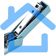 Степлер Deli ENS084 Nusign 24/6 26/6 (20 листов) синий, 100 скоб, коробка