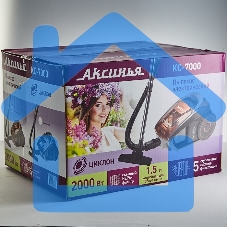 Пылесос Delta Аксинья КС-7000 оранжевый, 350/2000 Вт, уборка сухая, пылесборник контейнер, 1,5 л