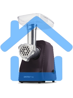 Мясорубка электрическая Polaris PMG1852 RUS бордовый (R) 1800Вт