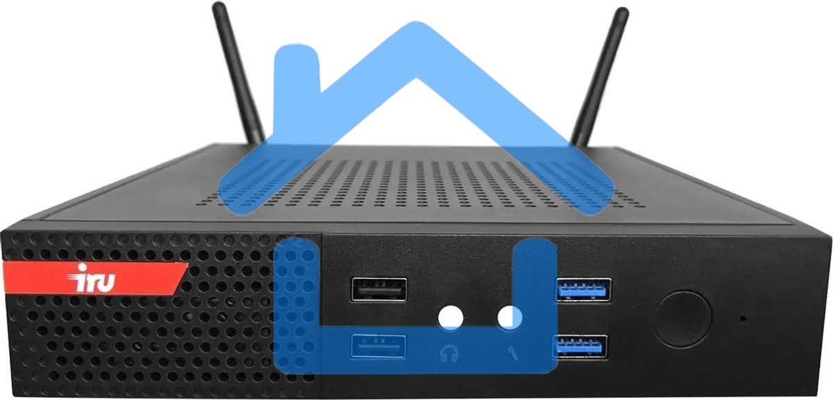 Компьютер IRU Опал 315 slim i5 10400 (2.9) 16Gb SSD512Gb UHDG 630 Free DOS GbitEth 600W черный (2057719)