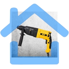 Перфоратор Deli DL-DC26-E1 (800Вт, 3Дж, 5500уд/мин, 1150об/мин, кейс)