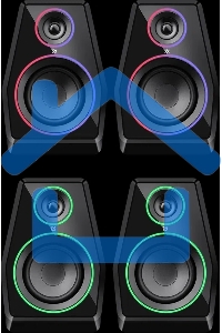 Акустическая система Defender 2.0 Solar 10 10Вт, BT/Light питание от USB