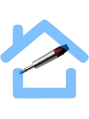 Комплект кабельных разъемов Wize WCJS6.3M-5 Jack 6.3 мм, стерео (вилка), 5 шт. в комплекте