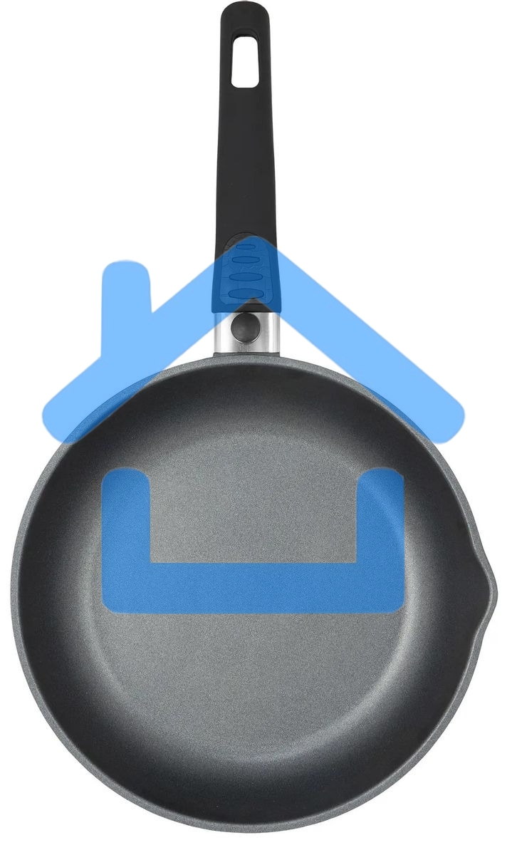 Сковорода Rondell Escurion RDA-894, 26см, съемная ручка, без крышки, черный