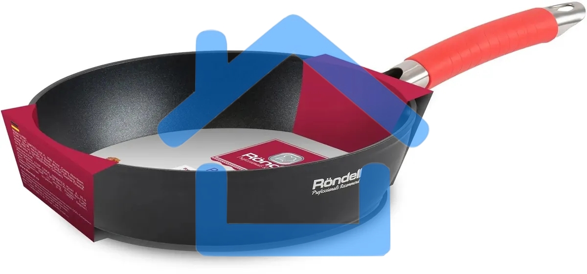 Сковорода Rondell Passion RDA-1932 круглая 28см покрытие: Xylan Plus ручка несъемная (без крышки) черный