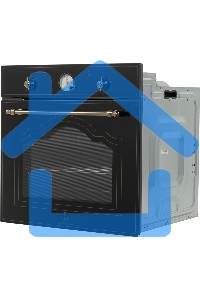 Духовой шкаф Электрический LEX EDM 6070С BL черный, встраиваемый