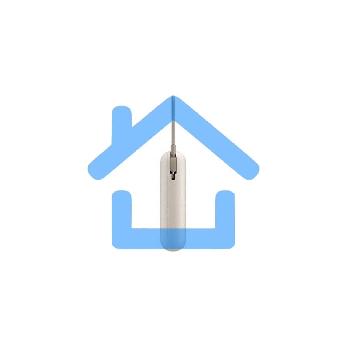 Портативный аккумулятор Xiaomi Power Bank 10000mAh (встроенный кабель) Tan GL