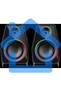 Акустическая система Defender 2.0 Solar 10 10Вт, BT/Light питание от USB