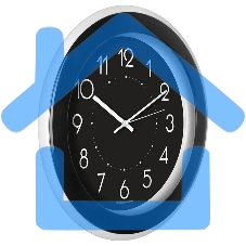 Часы настенные TROYKA 122201202 круглые