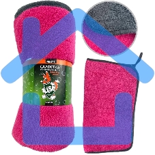 Салфетка LI-SA LS0105 из суперплотной микрофибры для сушки и полировки 32х43см, плотность 600г/м2 48871 Салфетка LI-SA LS0105 из суперплотной микрофибры для сушки и полировки 32х43см, плотность 600г/м2 48871