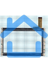 Сенсорное стекло (тачскрин) LT-14, черное