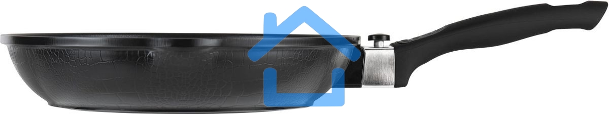 Сковорода Rondell Escurion RDA-894, 26см, съемная ручка, без крышки, черный