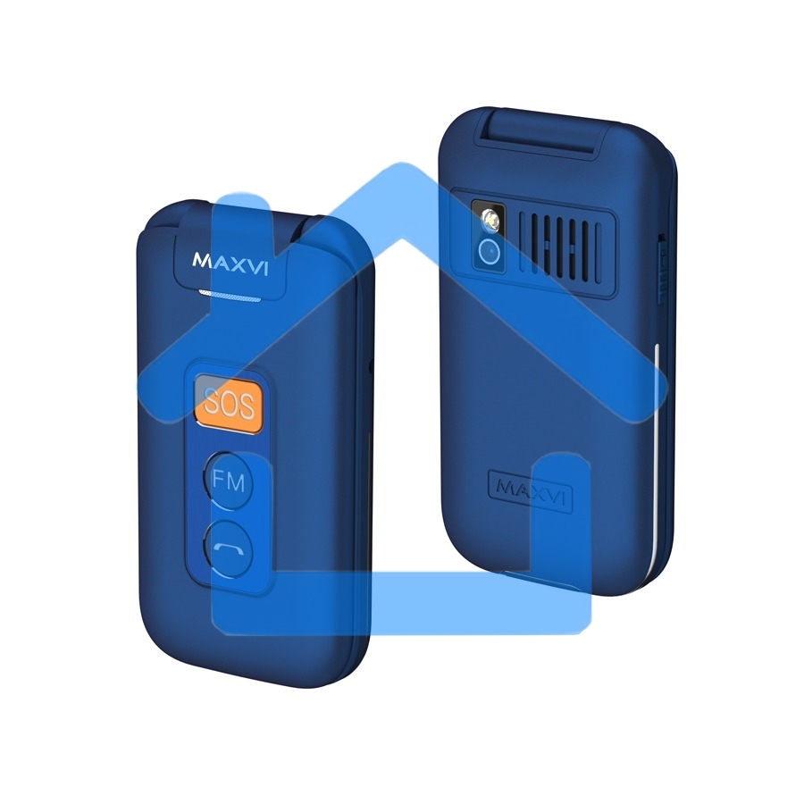Мобильный телефон Maxvi E5 up синий