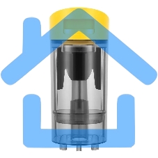 Пылесос моющий Kitfort КТ-5258 280Вт черный/желтый