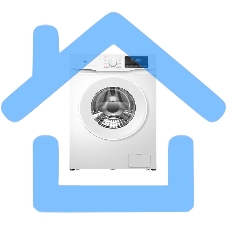 Стиральная машина TCL F6 BLDC TWOF-608W12W белая, загрузка фронтальная 8кг, 1200 об/мин., класс: A+++