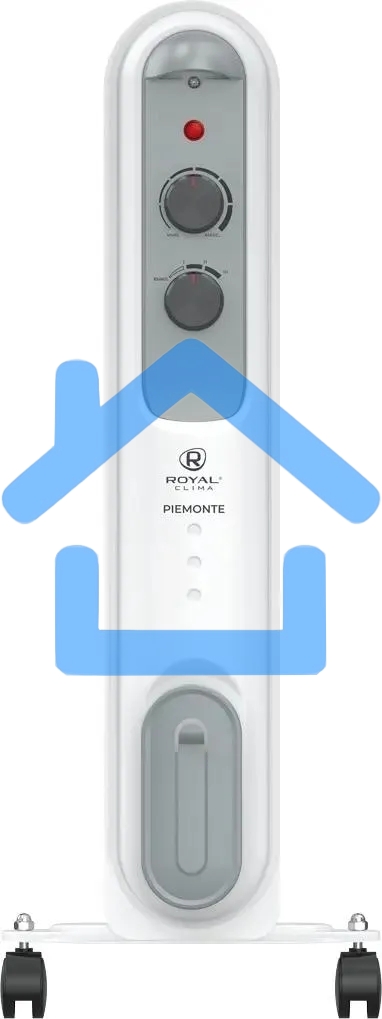 Обогреватель масляный Royal Clima ROR-P5-1000M (5 секций) белый, 1000 Вт, 10 м2, термостат