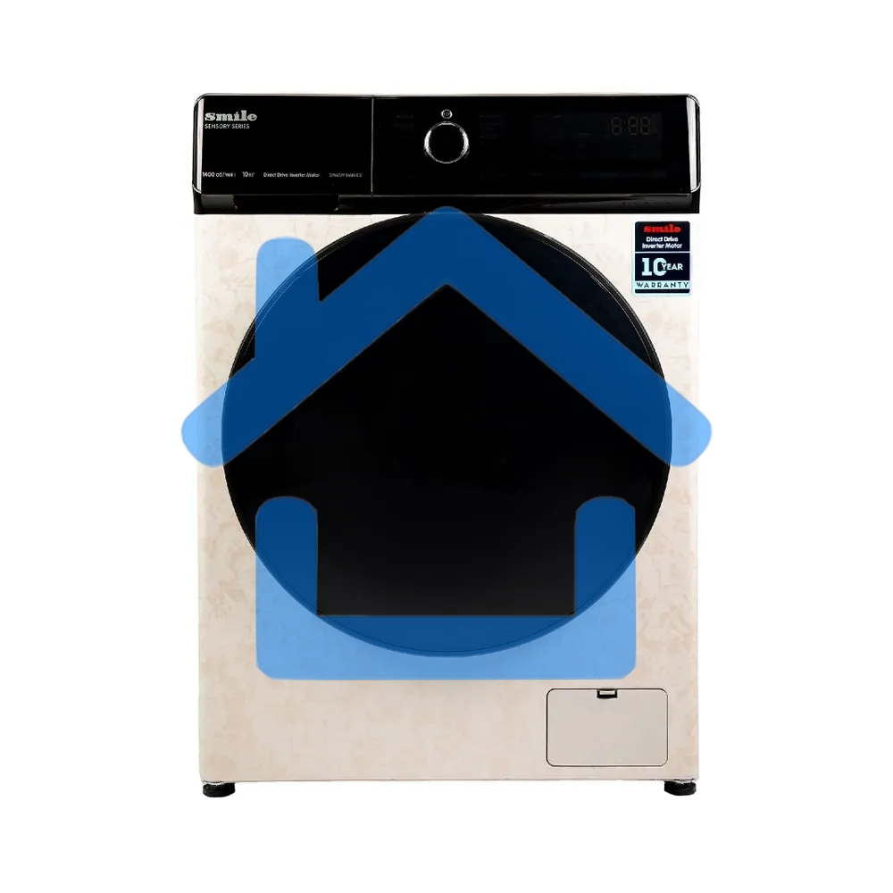 Стиральная машина Smile SWMSW10MB1400 бежевый, загрузка фронтальная 10 кг, 1400 об/мин, класс: А+
