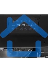 Кухонная машина Hyundai HYM-S8591 планетар.вращ. 1500Вт черный/серебристый