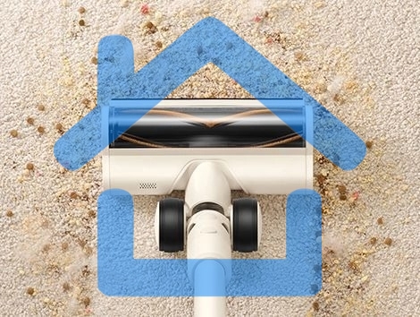 Вертикальный моющий пылесос Dreame Trouver K30 Mix белый, 7*2600 mAh, 300Вт, сухая/влажная уб., 500 мл., работа от АКБ max 30 мин