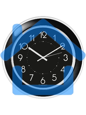 Часы настенные TROYKA 122201202 круглые