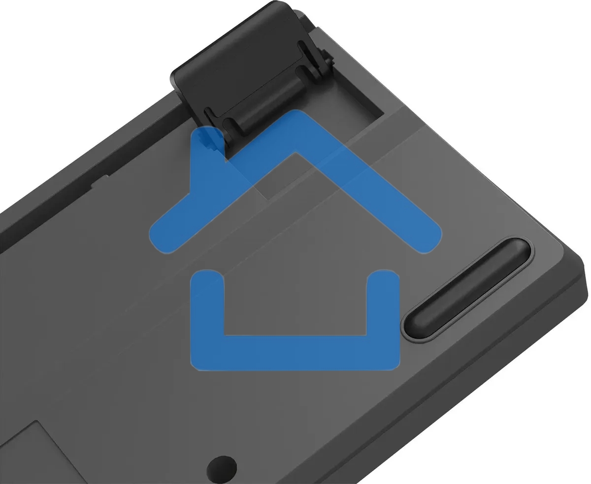 Клавиатура A4Tech Bloody WS87 беспроводная USB, Bluetooth/Радиоканал серый/красный