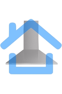 Вытяжка каминная HOMSair Delta 50 нержавеющая сталь, 50 см, 600 куб. м/ч, 47 дБ