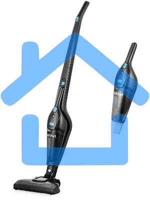 Пылесос ручной Kitfort КТ-5161-1 120Вт серый