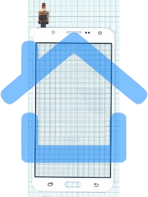 Сенсорное стекло (тачскрин) для Samsung Galaxy J7 SM-J700H, белое