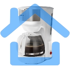 Кофеварка капельная Blackton Bt CM4115 белый, исп. кофе - молотый, 1,25 л, 750 Вт