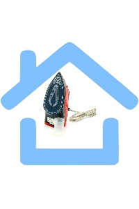 Утюг Delta DL-756 черный с красным